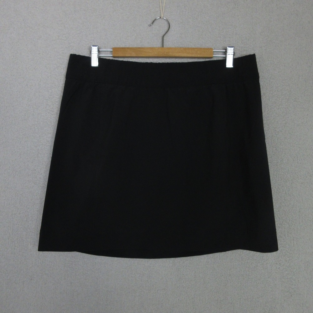 Columbia Black Active Skort XL XK0724 Sportswear Hiking Golf Skirt Stretch